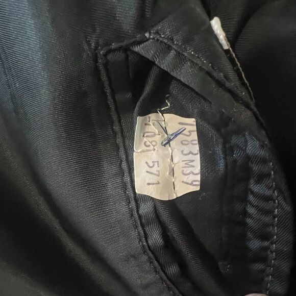 Yves Saint Laurent Menswear Blazer 100% Wool Pinstripe 40R Made in France Flaw - Picture 12 of 15